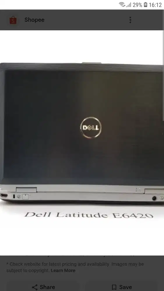 Laptop i5 dell latitude e6420