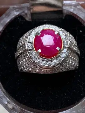 Cincin Permata Ruby Burma