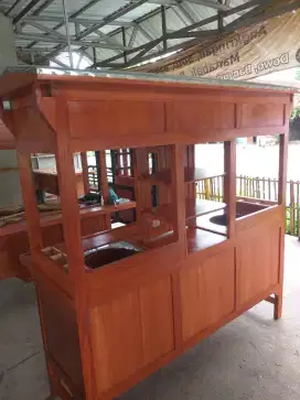 Gerobak angkringan dan bakso
