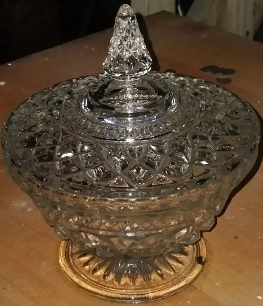 Piring kristal bohemia