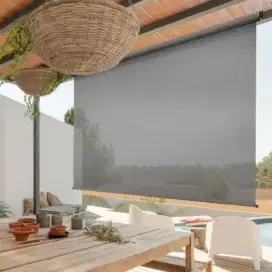 Tirai Gorden Vertical Blind Roller Shades Kerai/Krey Vertikal Roll