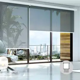 Kain suntex | Roll Blinds | Menahan Panas | Cahaya | Tahan Air |