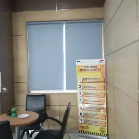 Jual Roll Blinds | Tirai Gulung Kantor | Apartemen | Free Survei |