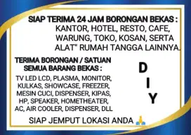 TAWARKAN KAMI BELI BARKAS KULKAS FREEZER SHOWCASE MESIN CUCI TV AC DLL