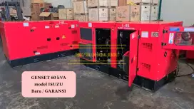 Genset 60 kVA Silent Isuzu Model Baru Built Up