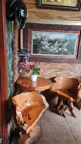 Bismillah jaul Meja akar jati tua