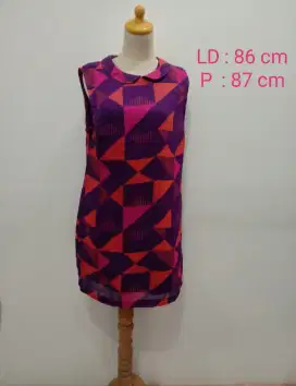 Midi Dress Merk Accent Preloved