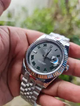 (BU) Jam Tangan Automatic Rolex Datejust Wimbledon 41mm