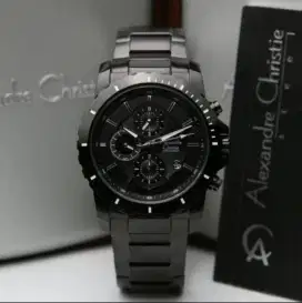 Jam tangan Pria Alexandre christie original black