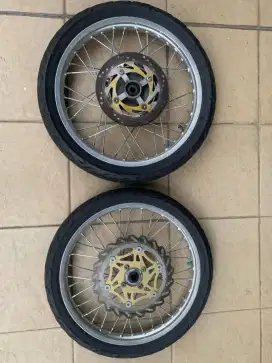 Velg Ninja R/RR TK Japan Fullset Mulus