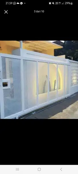 Pagar minimalis modern
