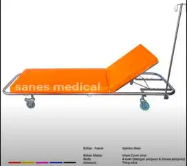 Tandu Prokes Stainless Bed Ranjang Kasur Brankar  Stretcher Ambulance