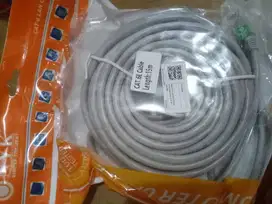 Kabel Lan 15M  cat 6e  abu abu