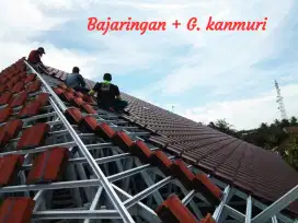 Baja ringan reparasi atap kayu ganti baja ringan ?