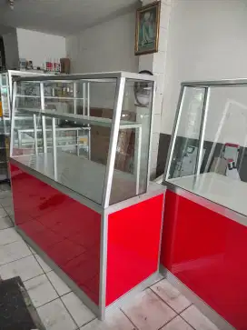 Etalase makanan full alumunium macam2 ukuran