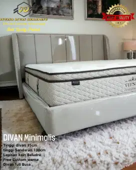 DIVAN DIPAN TEMPAT TIDUR RANJANG CUSTOM MINIMALIS  MEWAH BERKUALITAS