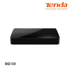 Switch Hub Tenda SG108 8-Port LAN Gigabit Fast Ethernet Desktop & CCTV