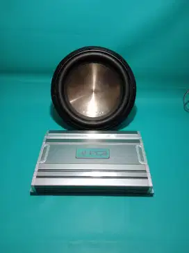 Ples Pasang Power PCA MOS-4.175 4chanel & Subwoofer EMBASSY EM-200 12