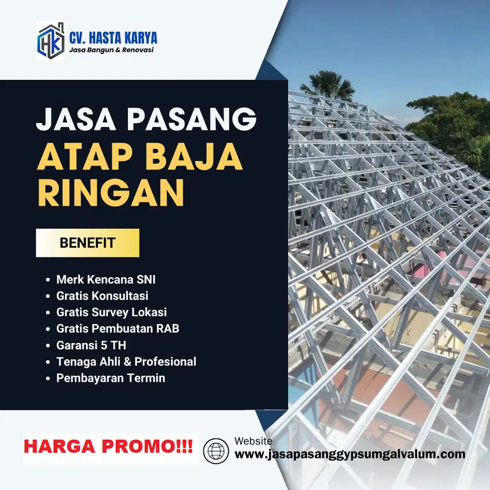 PROMO AWAL TAHUN!!! Borongan Pasang Galvalum Murah Surabaya