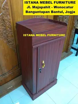 Almari Lemari Rak Pakaian Baju Kost Kos Pondok Asrama 1 Pintu Kayu #BS