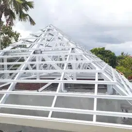 Rangka atap baja ringan terpasang murah berkualitas menerima Renovasi