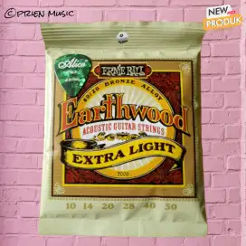 Ernie ball earthwood akustik strings 010/011/012