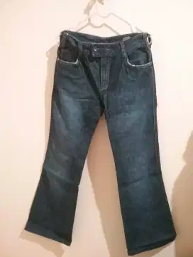 CELANA JEANS BOSSINI KONDISI 99%