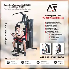 Alat Angkat Beban Home gym TL 009 1 sisi beban 75 kg