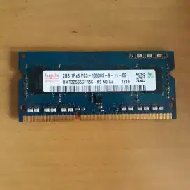 RAM Laptop DDR3 2GB Hynix Visipro PC 10600 Sodimm