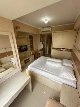 Kamar hotel bagus lengkap disewakan apartemen di cikarang murah
