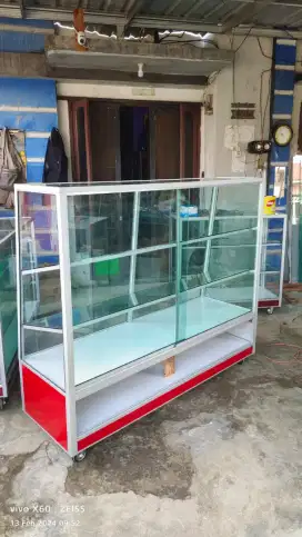 Promo Steling Kue, Donut, bakery DLL, 150*50*130 MURAH, COD