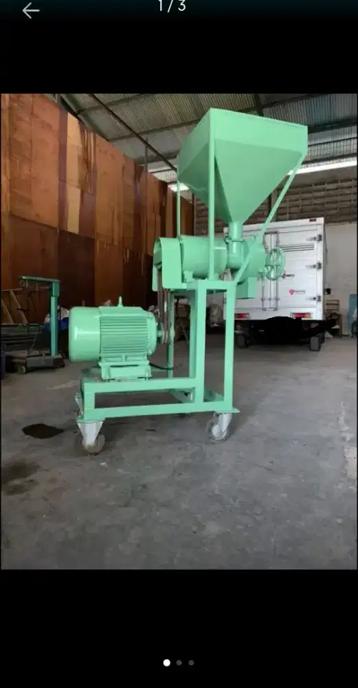 Mesin giling 3phase 15 hp Gigi 20cm 1,1 kw rekondisi baru
