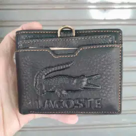 DOMPET PRIA KULIT HITAM LACOSTE