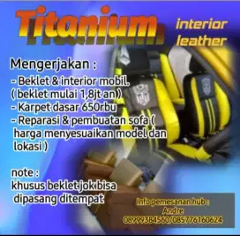Beklet jok & interior