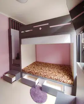 Kitchen set lemari custom back drop TV kamar set