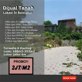 Jual Tanah Murah di Balecatur Sleman