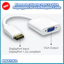 Adapter Konverter Display Port To VGA / Displayport to VGA Adapter