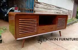 Bufet TV Retro Jati Jepara