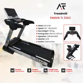 Distributor Alat Fitness Murah Treadmill Elektrik TL 33AC Motor 4hp