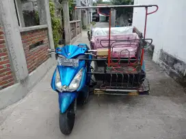 Di Jual Becak Honda Suzuki Skywave . Surat Lengkap. Harga Rp 7.000.000