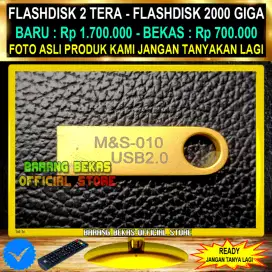 FLASHDISK 2 TERA GOLD | FLASHDISK 2000 GIGA GOLD | FLASHDISK ORIGINAL