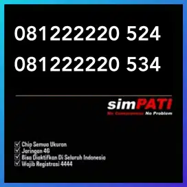 Nomor cantik simpati Telkomsel