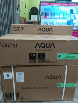 Hot Promo Sale AC AQUA 1/2 PK Baru bergaransi Resmi 5thn