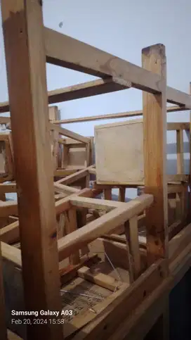 meja kayu jati belanda
