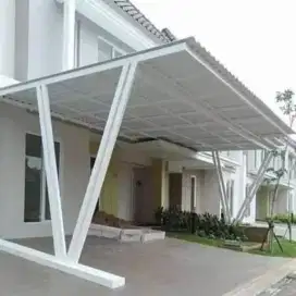 Kanopi alderon besi galvanis