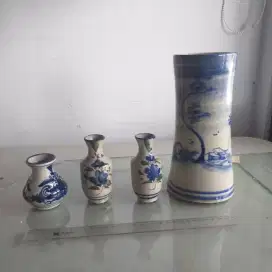 Vas Guci Mini Keramik Borongan (Bekas)