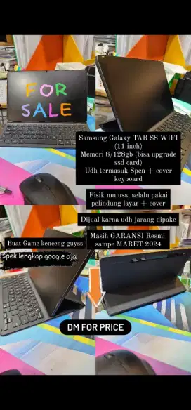 Samsung tab s8 (wifi only)