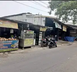 Di jual cepat tanah darat + kios jalan irigasi Poris Plawad Cipondoh