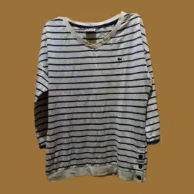 Baju Atasan Salur Lacoste ori kaos sale