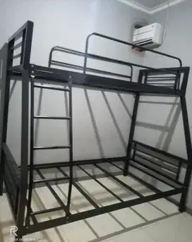 risbang besi tingkat ranjang tingkat besi berbagai ukuran dan model